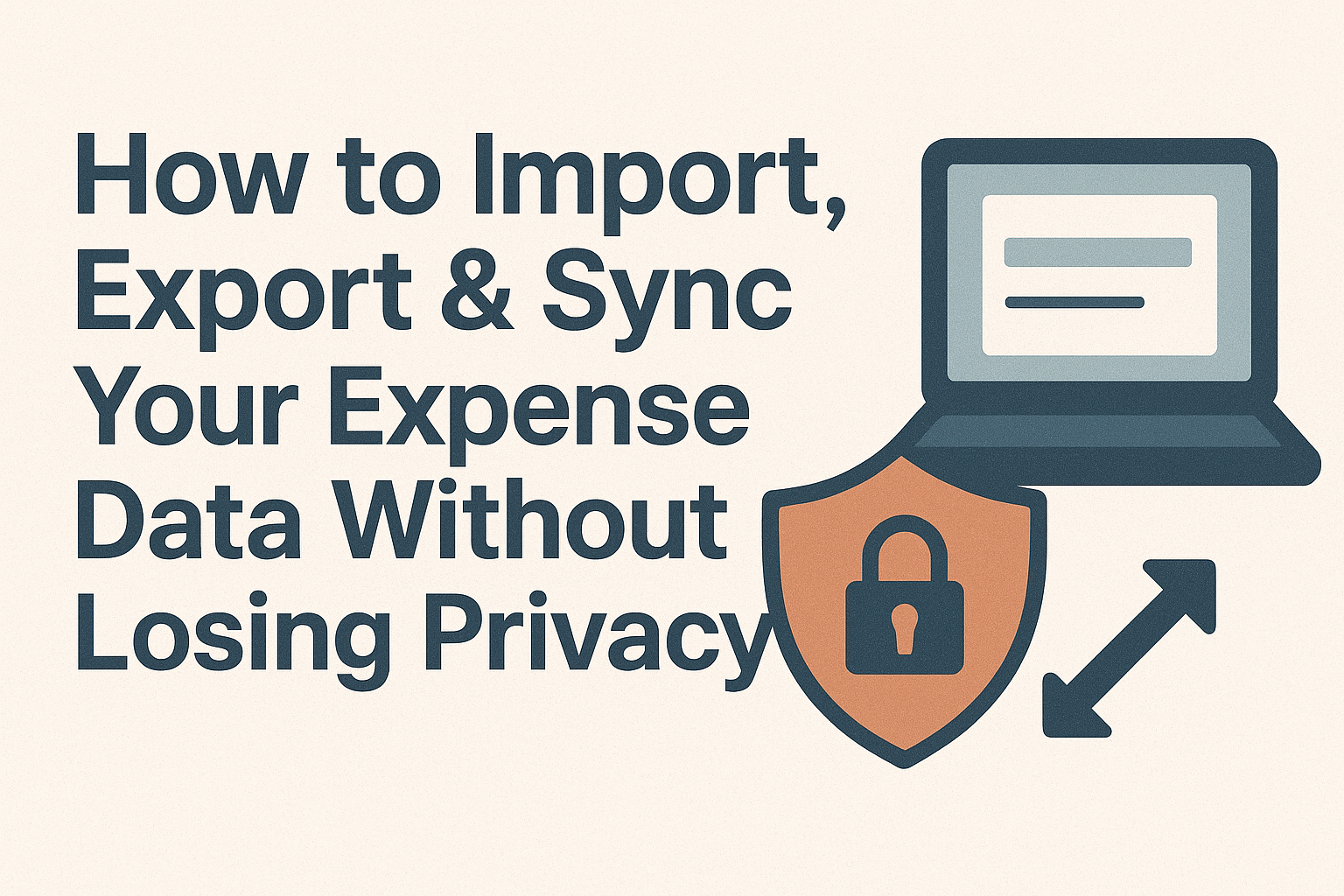 How to Import, Export & Sync Your Expense Data Without Losing Privacy